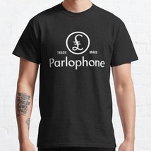  Parlophone Black Men Classic T-Shirt - £13.07 GBP