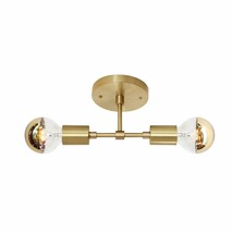 Brass Metal wall Lamps Premium Quality Duel Bulb port Exclusive Interior light - £62.15 GBP