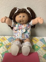 Vintage Cabbage Patch Kid Girl HM#5 Brown Hair Brown Eyes OK Factory 1985 - £139.86 GBP