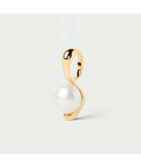 S925 Sterling Silver Simple Personality Pearl Pendant Necklace  Style Po... - $34.94 CAD