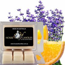 Sweet Orange &amp; Lavender Eco Soy Wax Candle Wax Melts Clam Packs Hand Poured - £11.19 GBP+