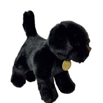 Aurora Miyoni Black Labrador Puppy Dog Plush Stuffed Animal 2021 9&quot; - $28.30