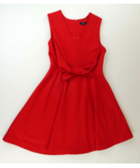 Pino Pizo Collection Womens Red Wool Blend Sleeveless Designer Dress X L... - £71.53 GBP