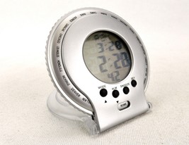 World Travel Alarm Clock, Digital Display, Snooze, Sweda #WC488 - £7.79 GBP