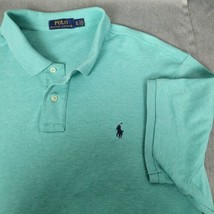 Polo Ralph Lauren Mens XL Mint Green Heather Golf Shirt Short Sleeve XL  - £14.66 GBP