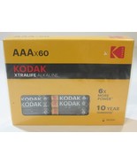 BRAND NEW Kodak Xtralife Alkaline AAA Batteries, 60-Pack Battery 6X More... - $47.36 CAD