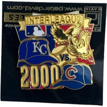 2000 MLB Interleague Play Pin Chicago Cubs vs.  Kansas City Royals Baseball - £16.18 GBP