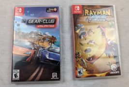 Lot of 2 Nintendo Switch Gear.Club Unlimited, Rayman Legends Definitive Edition - £23.62 GBP