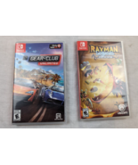 Lot of 2 Nintendo Switch Gear.Club Unlimited, Rayman Legends Definitive ... - £23.42 GBP