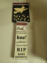 NIP Lot of 8 Scrapbook Stamps Halloween Martha Stewart Crafts Spooky - $29.99