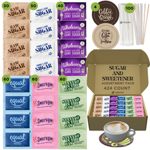 Sugar Packets and Sweetener Packets Variety Pack - 424ct - Splenda, Equal, Sweet - $22.97