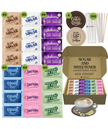 Sugar Packets and Sweetener Packets Variety Pack - 424ct - Splenda, Equa... - $31.47 CAD