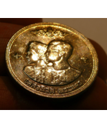 1961 Thailand 1 Baht coin token  Royal Mint of Thailand - $429.78 MXN