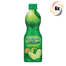 6x Bottles ReaLime 100% Real Lime Flavor Juice | 8 fl oz | Fast Shipping! - $31.42