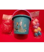 Disney Frozen Easter Basket Kit Princess Plastic Tote Grass Treat Contai... - £8.04 GBP