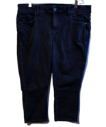 Torrid Jeans Bombshell Skinny Premium Stretch Mid Rise Denim Black Pants... - $22.44