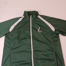 Sport-Tek LGH SAFETY FIRST Men's Green Jacket Full Zip Pockets Jacket Size Large image 7