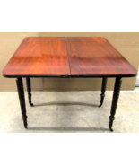 Antique Sheraton San Domingo Mahogany Rope Leg Turn Drop-Leaf Dining Tab... - $16,683.95 MXN