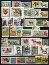 Animals Stamp Collection Mint/Used Wildlife Rams Bears ZAYIX 0424S0316 - £6.84 GBP