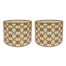 Royal Designs, Inc. Trendy Decorative Handmade Drum Shade, Made in USA, 14in, HB - $167.26