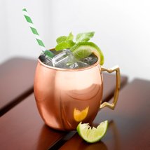 Moscow Mules 16 oz. Barrel Style Copper Moscow Mule Mug - £11.07 GBP