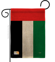 United Arab Emirates Burlap - Impressions Decorative Garden Flag G158247-DB - £18.02 GBP