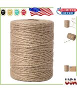 Versatile 3mm Jute Twine - 328 Feet Long for Wrapping, Crafts, and Bundling - $19.92 CAD
