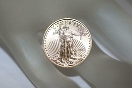 Solid Fine Gold 2015 1/10 oz American Eagle $5 Liberty Coin Collectible - $257.13