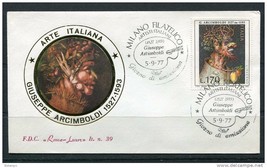 Italy 1977 First  Day Special Cancel Cover ART  Diuseppe Arcimbolde - $2.97