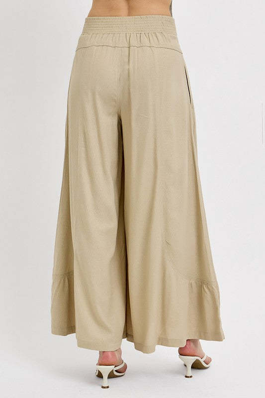 RISEN Shirring Detail Wide Leg Pants Item image 5