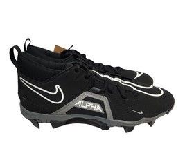 Nike Alpha Menace 3 Shark CV0582-010 Mens Size 11 Black Football Cleats - £39.51 GBP