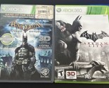 Batman Arkham City &amp; Arkham Asylum (Microsoft Xbox 360) Tested - $12.19
