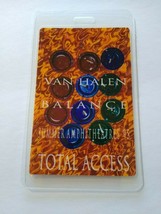 Van Halen Balance Tour Backstage Pass Total Access Laminated Original 1995 Eddie - £17.97 GBP