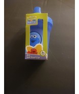 Sesame Street Beginnings cookie monster blue Sippy Cups 8oz Spill Proof ... - $7.80