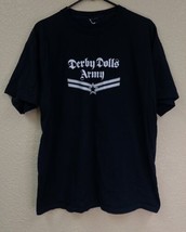 Derby Dolls Army Roller Derby Black T Shirt Medium / Large - £14.23 GBP