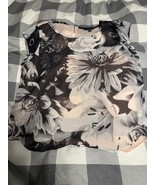 American Eagle Outfitters Sheer Floral Blouse - Size L - $11.41 CAD