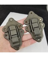 military trunk latch lot x2 footlocker steamer vintage army old - $44.26 CAD