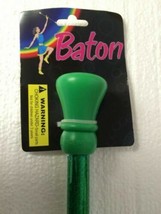 24&#39;&#39; Plastic Glitter Baton (Green) - $13.11