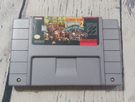 Super Nintendo SNES Donkey Kong Country 2 Diddy&#39;s Kong Quest Video Game ... - $25.57