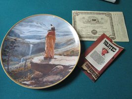 The Promised Land by Joe BEELER from Wells Fargo Collector Plate Nib Orig - £30.05 GBP