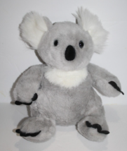 Build A Bear Koala Bear 11&quot; Sits Plush BAB Gray Soft Toy Stuffed Animal Vtg BABW - £9.15 GBP