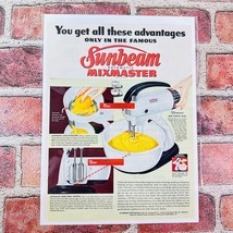 1949 Sunbeam Mixmaster - Advantages - Original Retro PRINT AD - $14.84