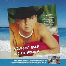 Kickin&#39; Back With Kenny U.S. Cd 2003 Gm Card Promo 7 Tracks Chesney Keith Urban - £10.07 GBP