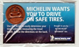 Michelin Man Tread Depth Coin NOS  - £5.42 GBP
