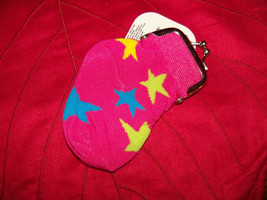 Pink w/ Stars Sock Change Purse NEW - £9.35 GBP