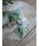 Green Fluorite Pendulum with Dragonfly  ~ Stable and Protective Healing ... - $550.03 MXN