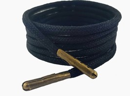 Cordones Negro Algodón Encerado 100 CM 3MM Ovalado / Redondo Se Vende En 1 And 2 - $20.48+