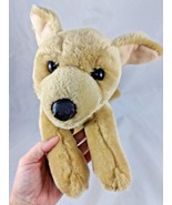 Animal Alley Tan Dog Plush 12 Inch Long 2007 Stuffed Animal toy - $8.95