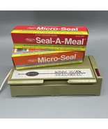 Vintage Dazey Seal a Meal Model Sam 1 E-Z Fill &amp; 2 Boxs Boilable Cooking... - $28.04