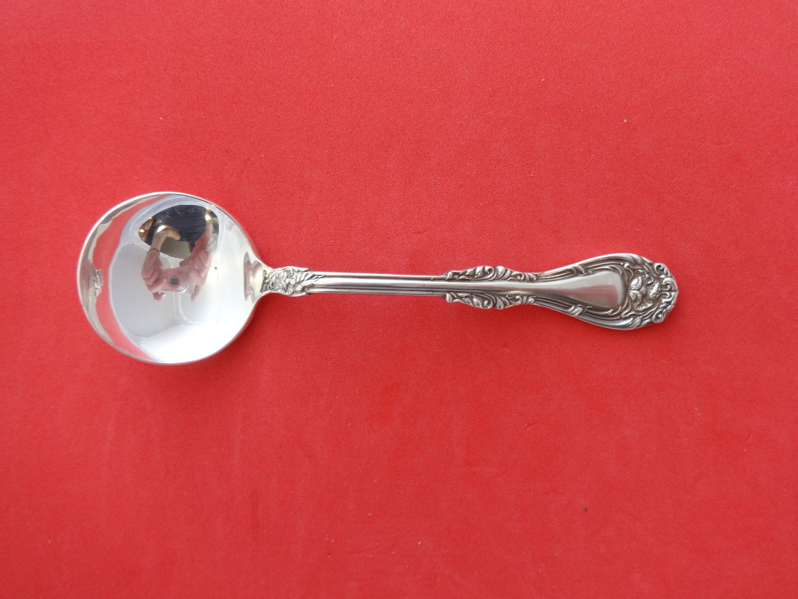 Hanover by Wm. Rogers Plate Silverplate Bouillon Soup Spoon 5 1/2" - £14.95 GBP
